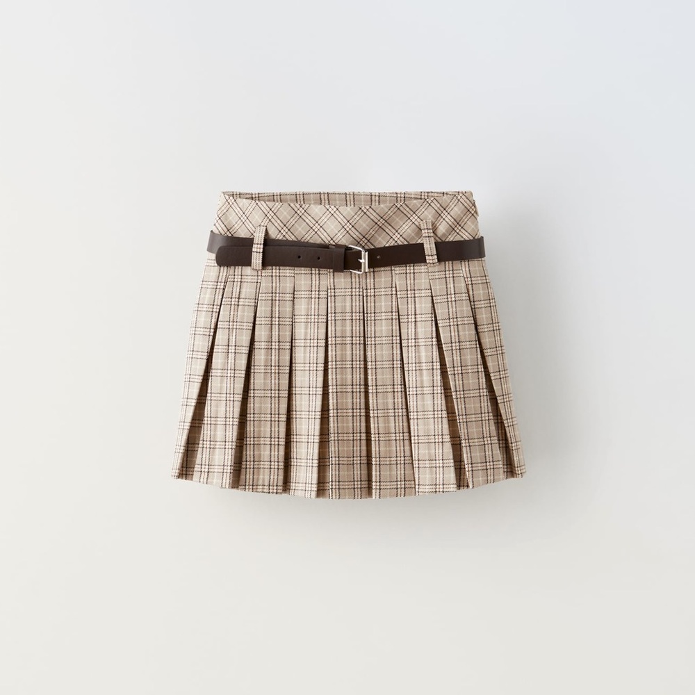 Zara plaid skirt